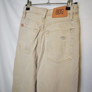 BDG Cream Wide Leg Jeans